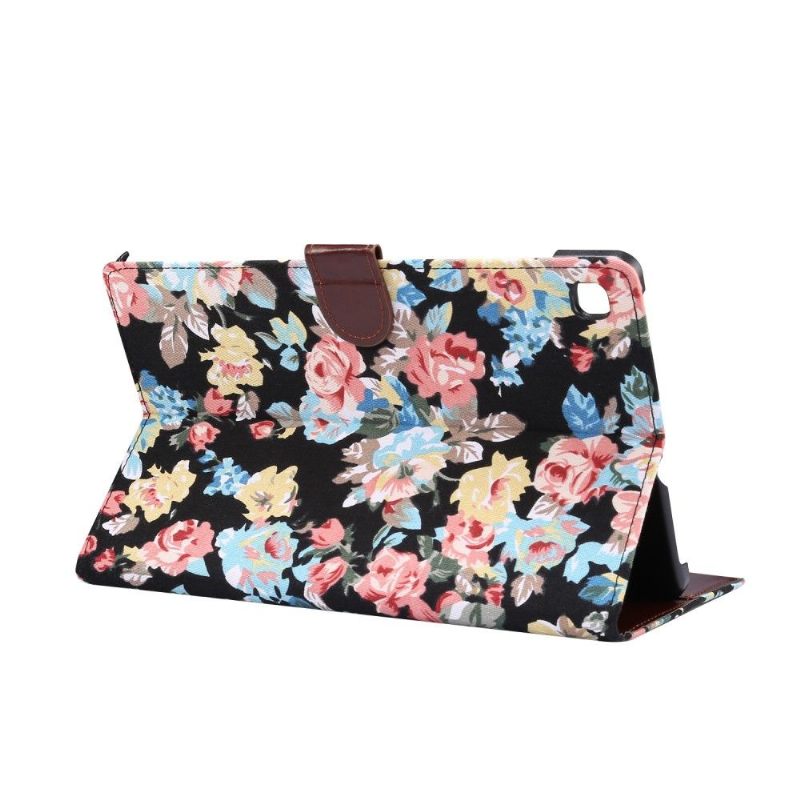Folio-hoesje voor Samsung Galaxy Tab S6 Lite Bloemenstof