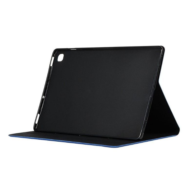 Folio-hoesje voor Samsung Galaxy Tab S6 Lite Canvaseffect Met Ondersteuningsfunctie