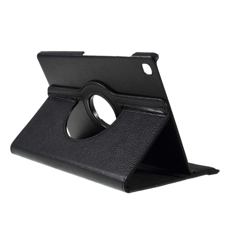 Leren Hoesje voor Samsung Galaxy Tab S6 Lite 360 Graden Draaibaar Lychee Kunstleer