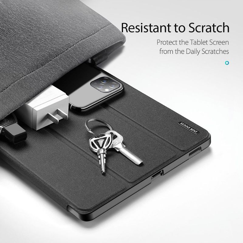Leren Hoesje voor Samsung Galaxy Tab S6 Lite Driebladige Premium-serie