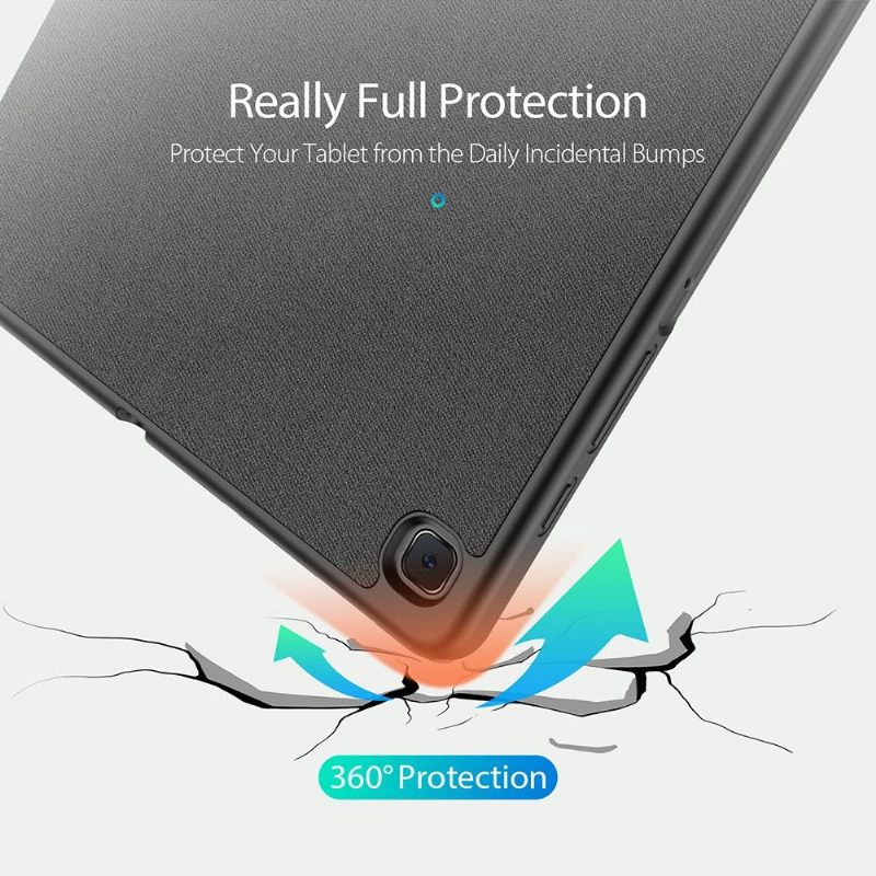 Leren Hoesje voor Samsung Galaxy Tab S6 Lite Driebladige Premium-serie