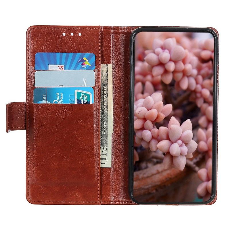 Cover voor Xiaomi Redmi Note 11 / Note 11S Anti-fall Simon Kunstleer Klinknagels