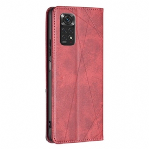 Folio-hoesje voor Xiaomi Redmi Note 11 / Note 11S Célinia Stijl Lederen Kaarthouder