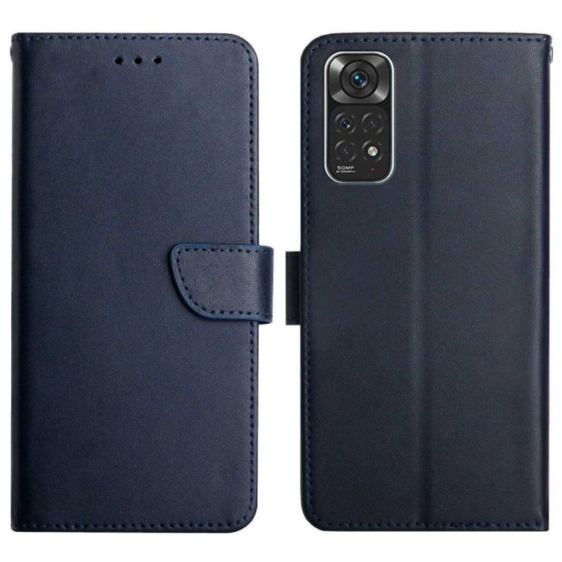 Folio-hoesje voor Xiaomi Redmi Note 11 / Note 11S Glad Leer