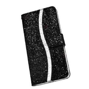Folio-hoesje voor Xiaomi Redmi Note 11 / Note 11S Glitterkaarthouder