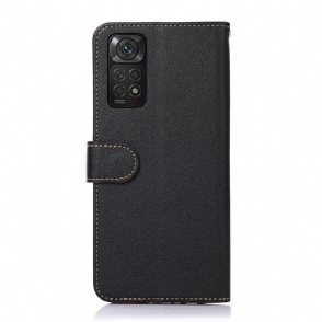 Folio-hoesje voor Xiaomi Redmi Note 11 / Note 11S Khazneh Zichtbare Naden