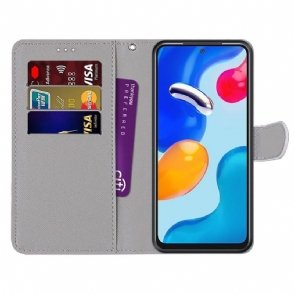 Folio-hoesje voor Xiaomi Redmi Note 11 / Note 11S Radioactief Symbool