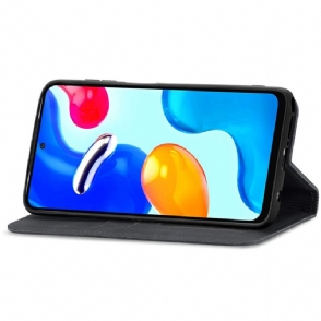 Folio-hoesje voor Xiaomi Redmi Note 11 / Note 11S Zakelijk Retro