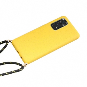 Hoesje voor Xiaomi Redmi Note 11 / Note 11S Met Schouderriem