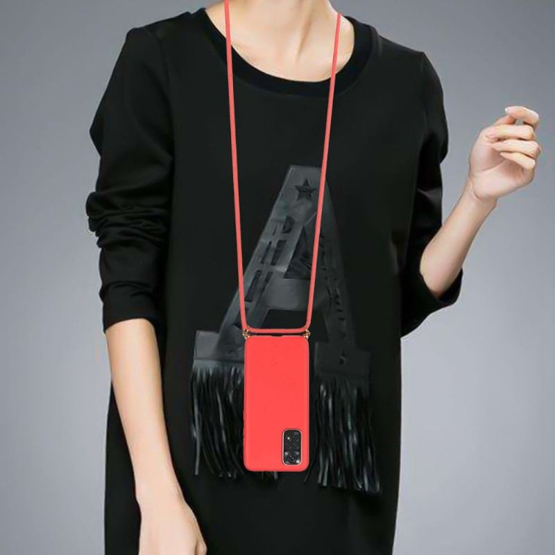Hoesje voor Xiaomi Redmi Note 11 / Note 11S Met Schouderriem