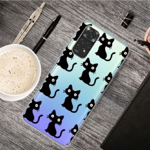 Hoesje voor Xiaomi Redmi Note 11 / Note 11S Zwarte Katten