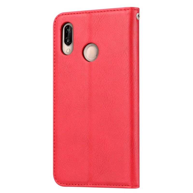 Case voor Xiaomi Redmi 7 Leer Met Standaard En Kaarthouder