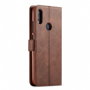 Cover voor Xiaomi Redmi 7 Portemonnee Tommy Leren Portemonnee