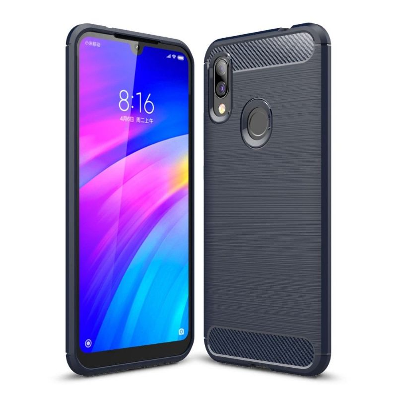 Hoesje voor Xiaomi Redmi 7 Anti-fall Koolborstel Gel