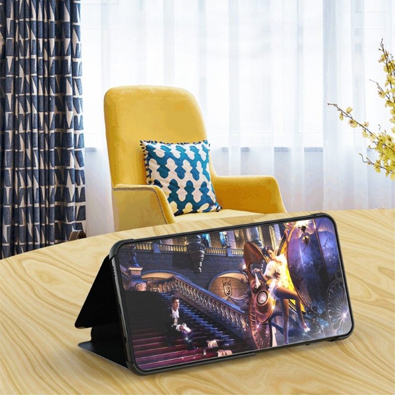 Hoesje voor Xiaomi Redmi 7 Folio-hoesje Spiegeleffect