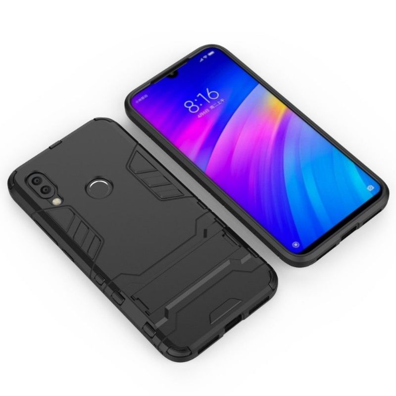 Telefoonhoesje voor Xiaomi Redmi 7 Cool Guard Schokbestendig Met Geïntegreerde Standaard