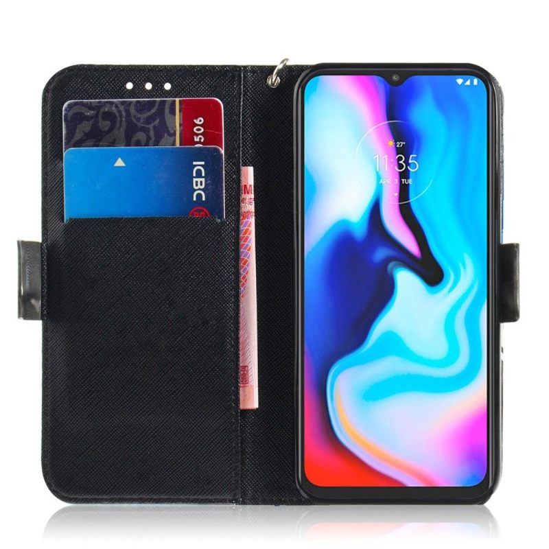 Flip Case voor Motorola Moto G9 Play Boze Panda