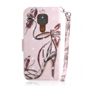 Flip Case voor Motorola Moto G9 Play Hakpatroon