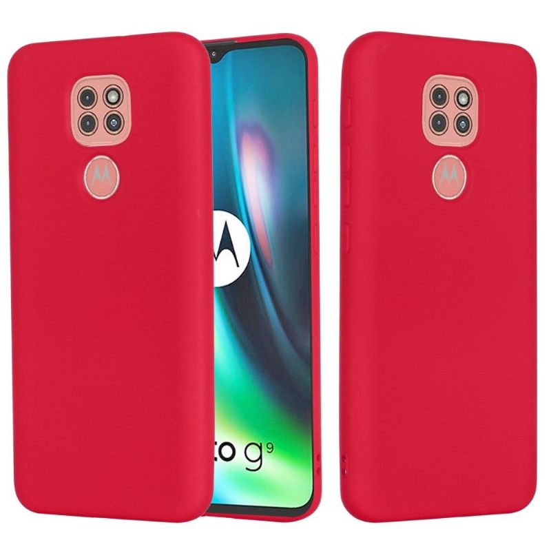 Hoesje voor Motorola Moto G9 Play Puro Siliconenvloeistof