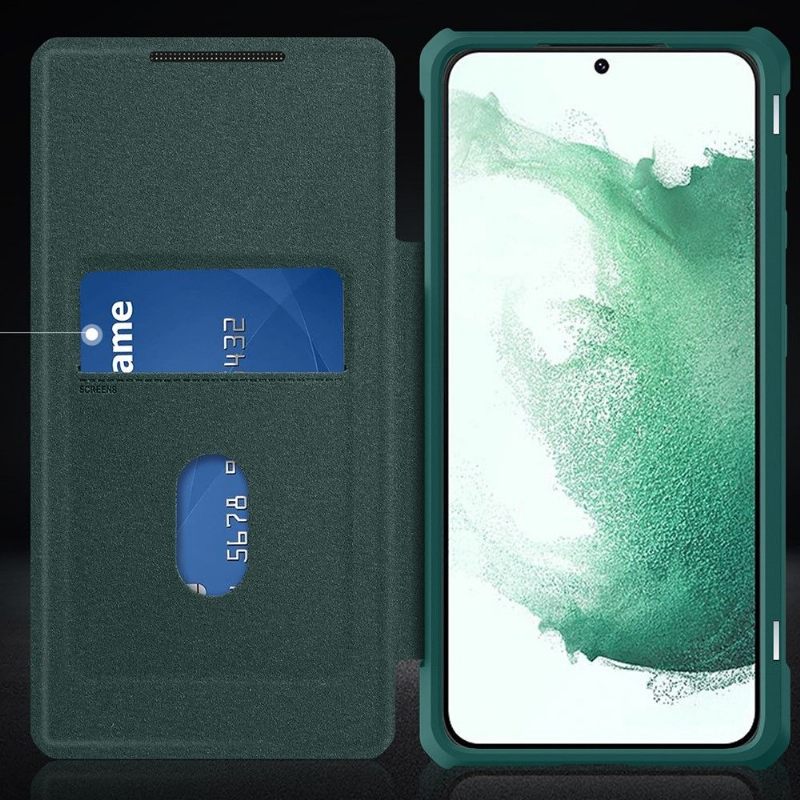 Cover voor Samsung Galaxy S21 Ultra 5G Folio-hoesje Zakelijk Omdraaien