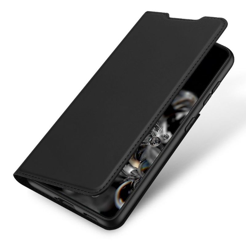 Cover voor Samsung Galaxy S21 Ultra 5G Zakelijk Satijneffect