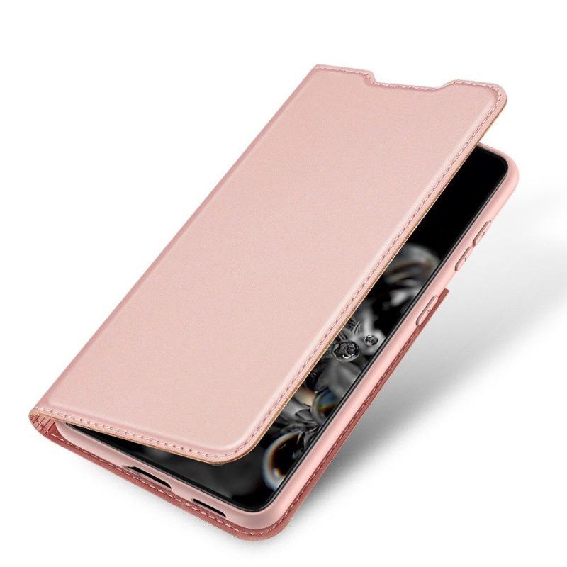 Cover voor Samsung Galaxy S21 Ultra 5G Zakelijk Satijneffect