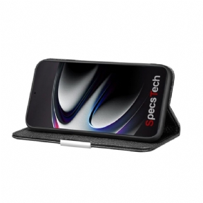 Folio-hoesje voor Samsung Galaxy S21 Ultra 5G Generfde Faux Leather Flip
