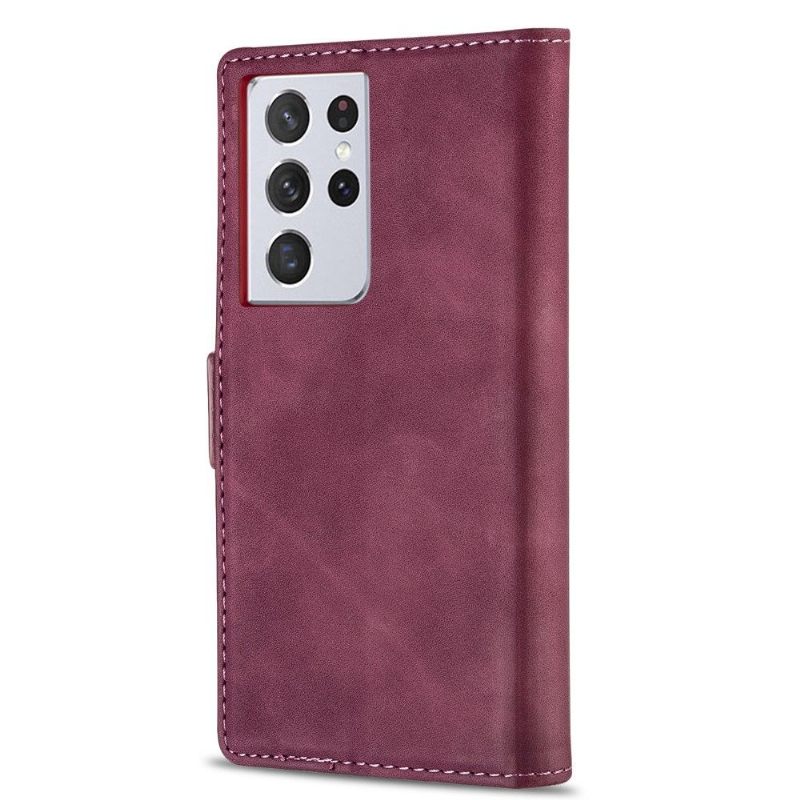 Folio-hoesje voor Samsung Galaxy S21 Ultra 5G N.bekus Premium