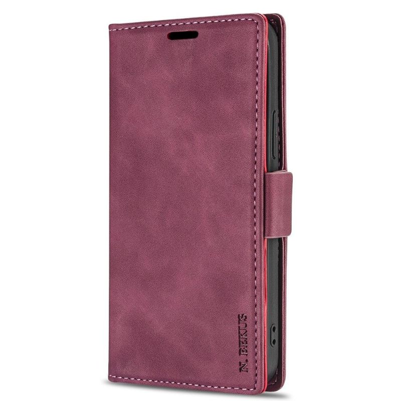 Folio-hoesje voor Samsung Galaxy S21 Ultra 5G N.bekus Premium