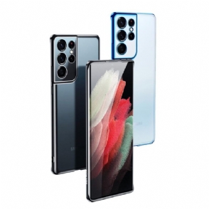 Hoesje voor Samsung Galaxy S21 Ultra 5G Heldere Metalen Randen