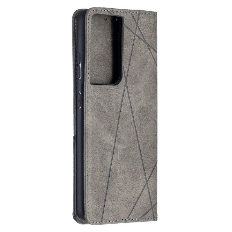 Leren Hoesje voor Samsung Galaxy S21 Ultra 5G Bescherming Célinia Stijl Lederen Kaarthouder