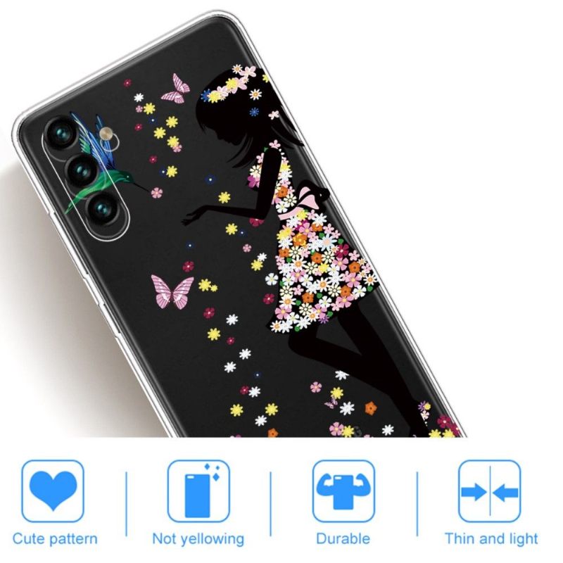 Hoesje voor Samsung Galaxy A13 5G Bloemenmeisje