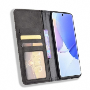 Cover voor Huawei Nova 9 / Honor 50 Leer In Cirénius-stijl