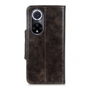 Flip Case voor Huawei Nova 9 / Honor 50 Khazneh-ontwerp Essentieel