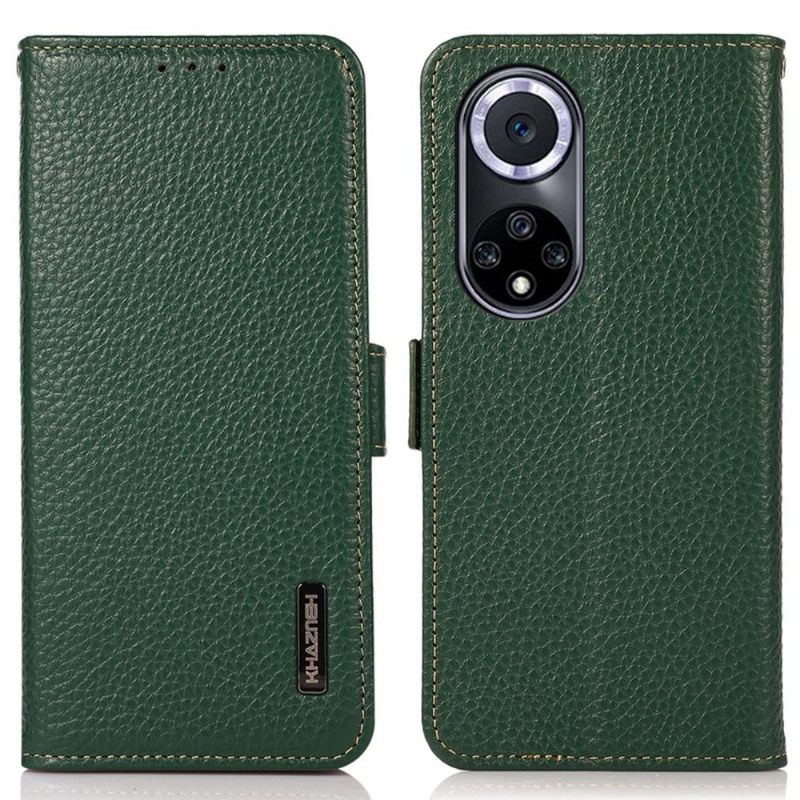 Folio-hoesje voor Huawei Nova 9 / Honor 50 Khazneh Glanzend Glanzend Leer