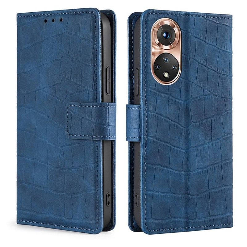 Leren Hoesje voor Huawei Nova 9 / Honor 50 Bescherming Ana Kunst Krokodillenleer