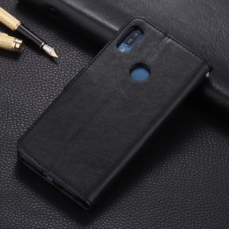 Cover voor Huawei Y6 2019 Anti-fall Azns Kunstleer