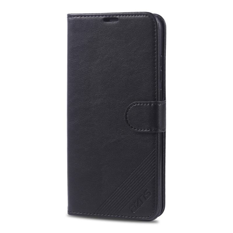Cover voor Huawei Y6 2019 Anti-fall Azns Kunstleer