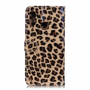 Folio-hoesje voor Huawei Y6 2019 Anti-fall Portemonnee Leren Luipaard Portemonnee