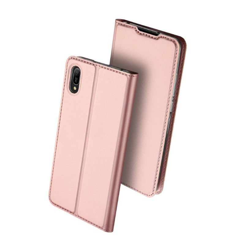 Folio-hoesje voor Huawei Y6 2019 Satijnen Coating