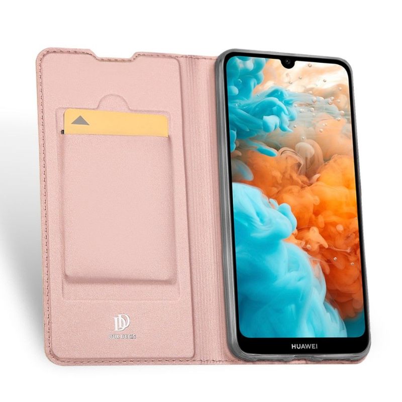 Folio-hoesje voor Huawei Y6 2019 Satijnen Coating