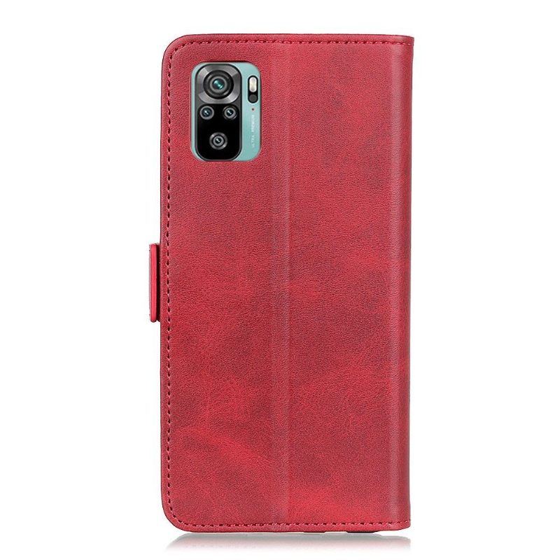 Folio-hoesje voor Xiaomi Redmi Note 10 Portemonnee Leren Mat Kunstleer Hoes