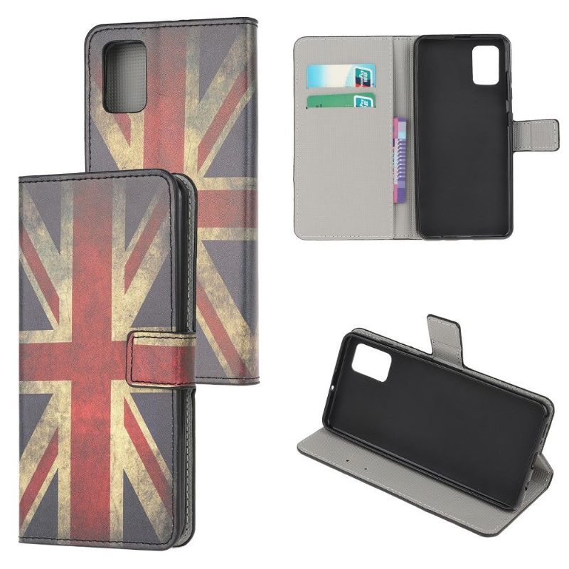 Folio-hoesje voor Xiaomi Redmi Note 10 Vintage Engelse Vlag