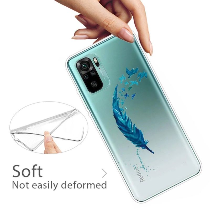 Hoesje voor Xiaomi Redmi Note 10 Anti-fall Veren En Vogels