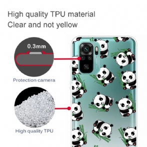 Hoesje voor Xiaomi Redmi Note 10 Blije Panda's