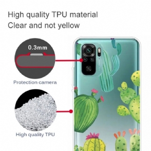 Hoesje voor Xiaomi Redmi Note 10 Cactussen