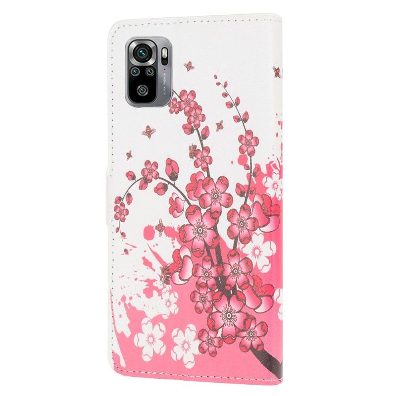 Leren Hoesje voor Xiaomi Redmi Note 10 Bescherming Japanse Abrikoos