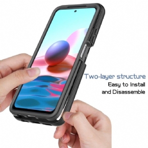 Telefoonhoesje voor Xiaomi Redmi Note 10 Bescherming Hybrid Clear Back Schokbestendig