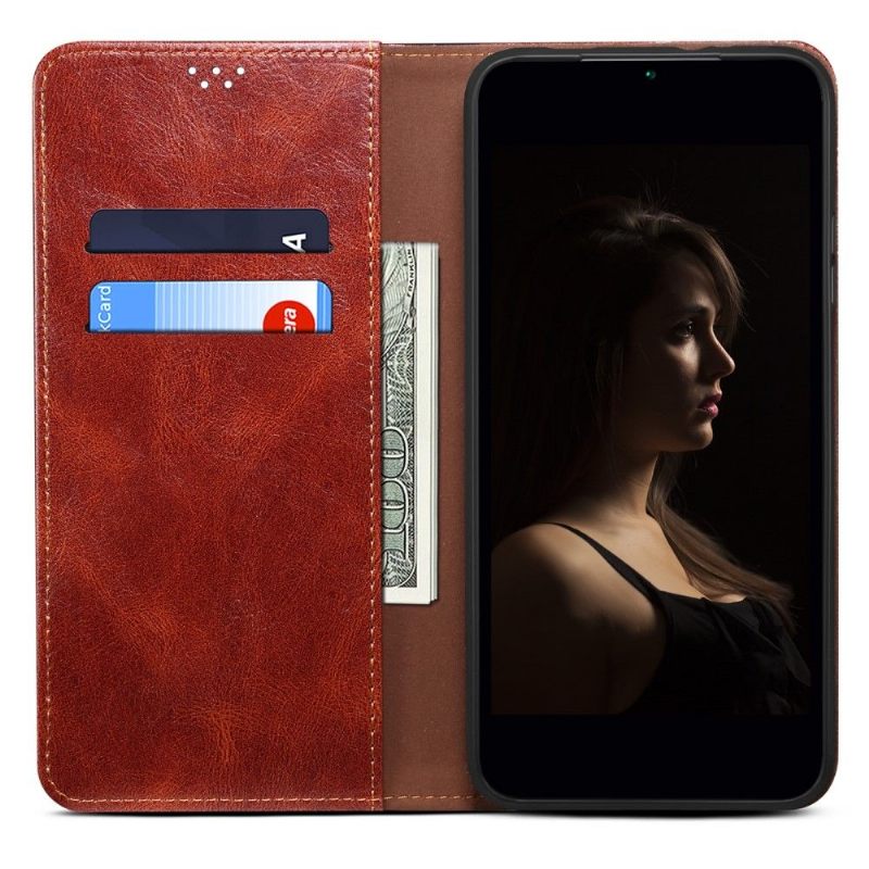 Folio-hoesje voor Honor 50 Lite / Huawei Nova 8i Ernestine Zichtbare Naden
