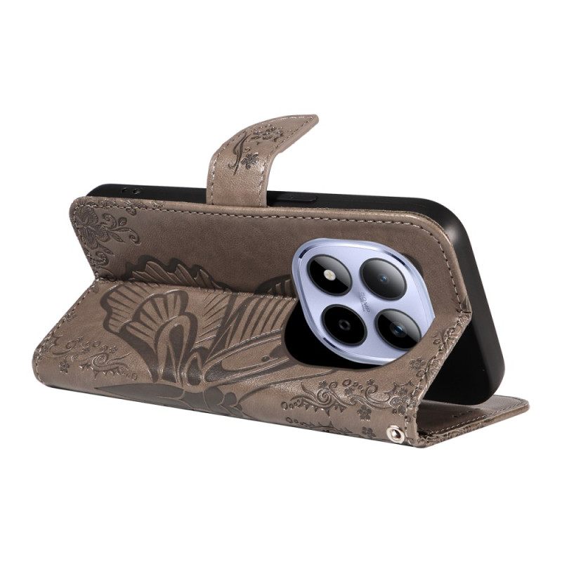 Bescherming Hoesje Xiaomi Redmi Note 15 Pro 5g Grafische Vlinder